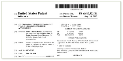 ビーグレンの浸透テクノロジーは国際特許取得