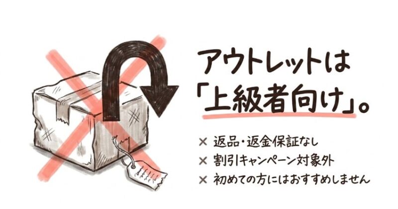 ビーグレンアウトレット情報も会員限定メールだけで届く