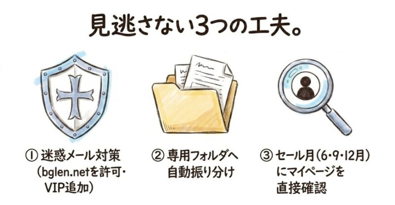 シークレットセールを絶対に見逃さないための3つのTips
